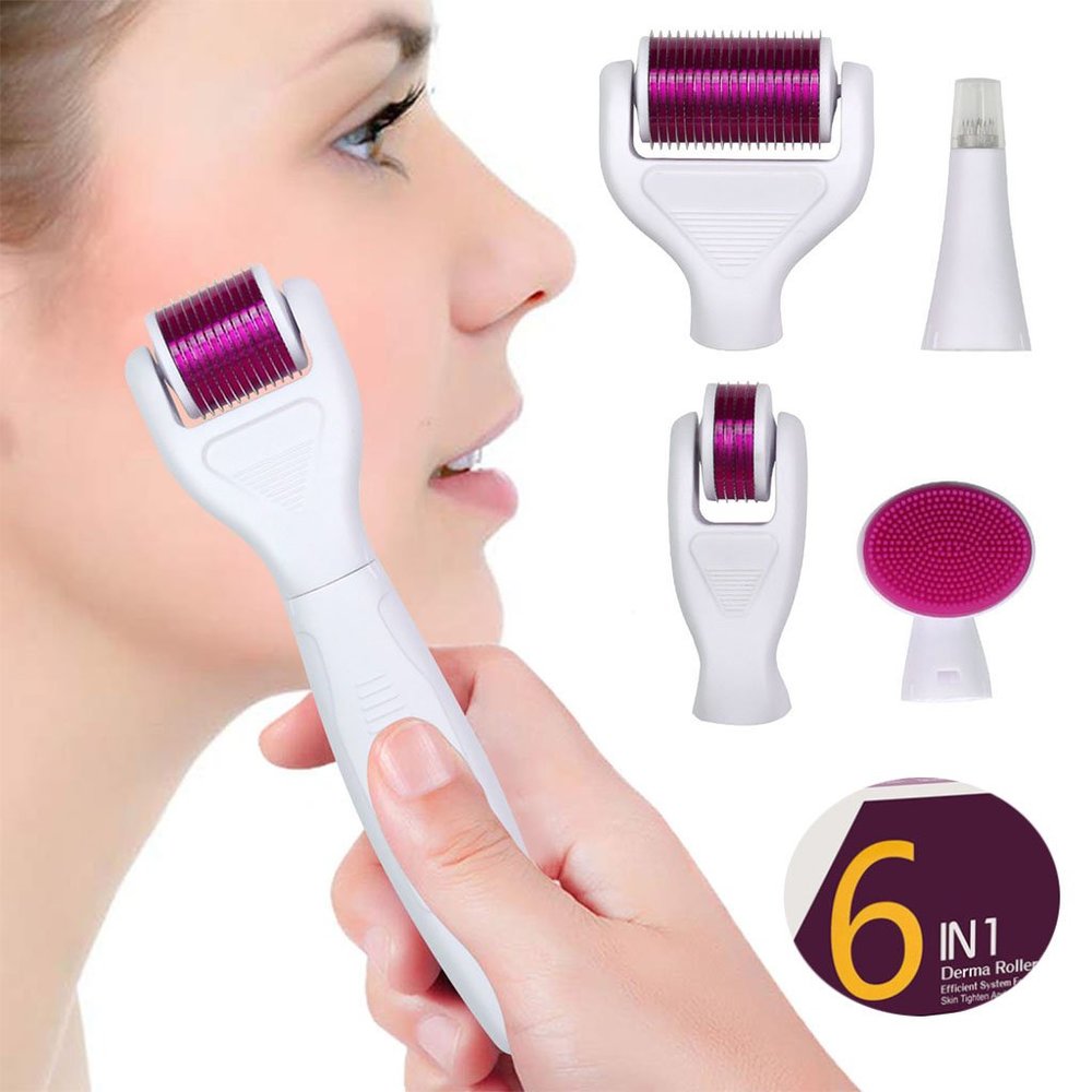 6 in 1 Derma Roller Kit Micro needle Facial Care